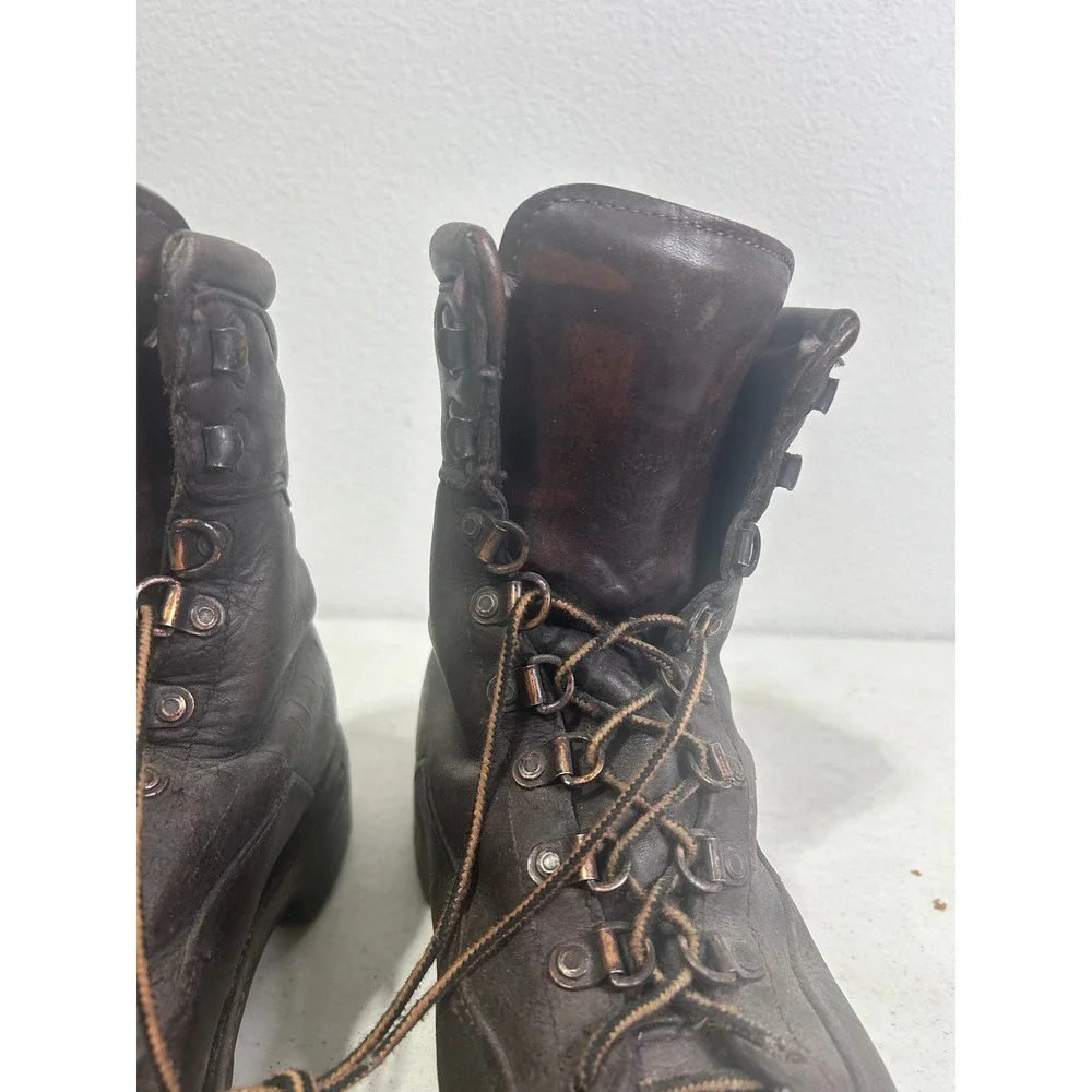 Danner‎ Gore-Tex Leather Hiking Boots Dark Brown Vibram Sole Work Boots Mens